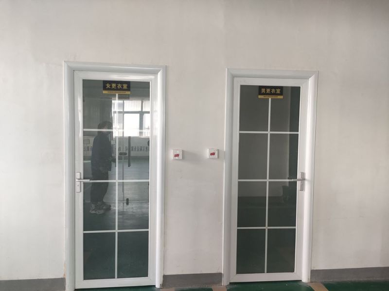 Employee changing room