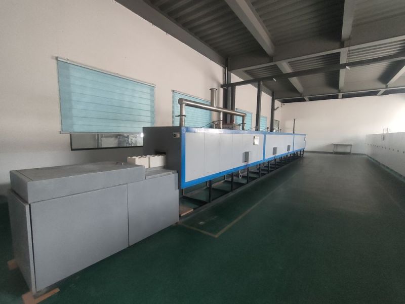 Pushing plate kiln
